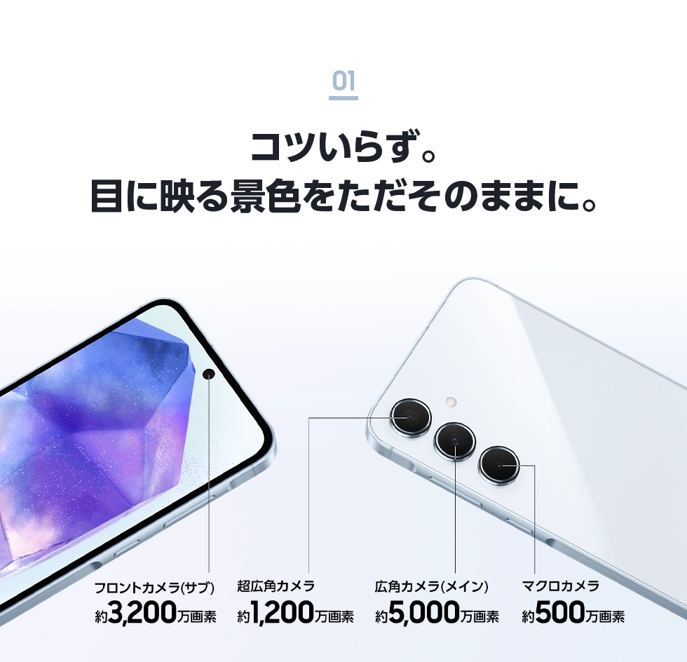 01 コツいらず。目に映る景色をただそのままに。